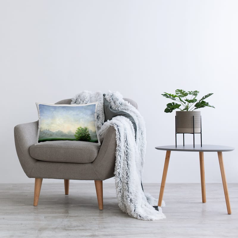 Stupell Serene Morning in Countryside Decorative Printed Throw Pillow Design by Ashley Davis