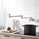 preview thumbnail 5 of 14, Vanityfair Pot Filler Wall Mount Kitchen Faucet Folding Stretchable Pot Filler Faucet