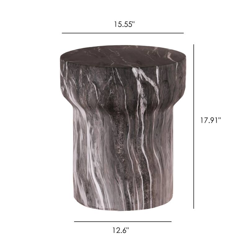 Cement Outdoor End Tables for Patio