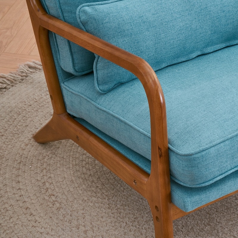 Mid Century Modern Upholstered Accent Chair