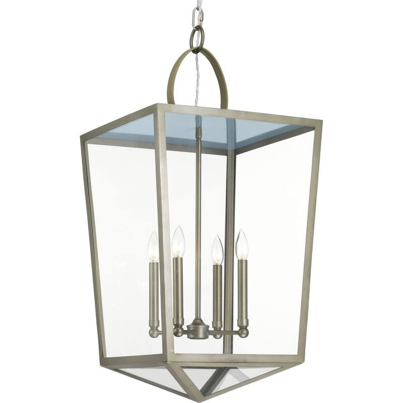 POINT DUME® Shearwater Collection Antique Nickel Large Pendant - 16.25 in x 16.25 in x 32 in