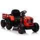 preview thumbnail 27 of 58, Christmas Gift 24V Kids Electric Ride On Tractor with Trailer, Dual 200W Motors, and Parental Remote