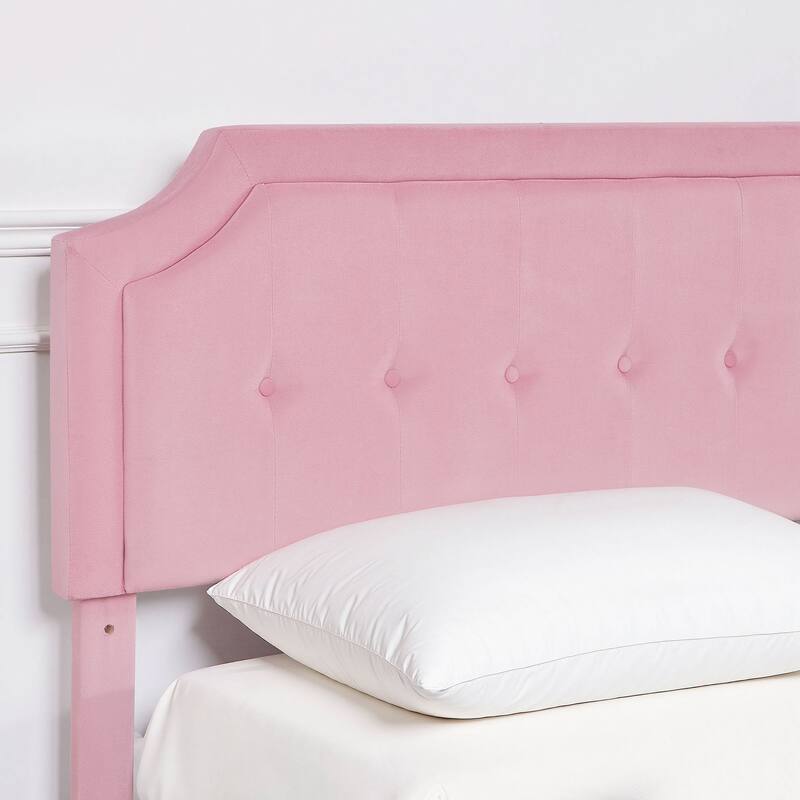 Javlergo Modern Upholstered Bed Frame with Height Adjustable Headboard Heavy-Duty Frame No Box Spring Needed