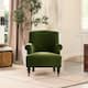Option Olive Green Performance Velvet