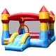 preview thumbnail 8 of 6, Costway 3-in-1 Kids Bouncer with Slide Large Jumping Area & Basketball - 149.5" x 110" x 87"