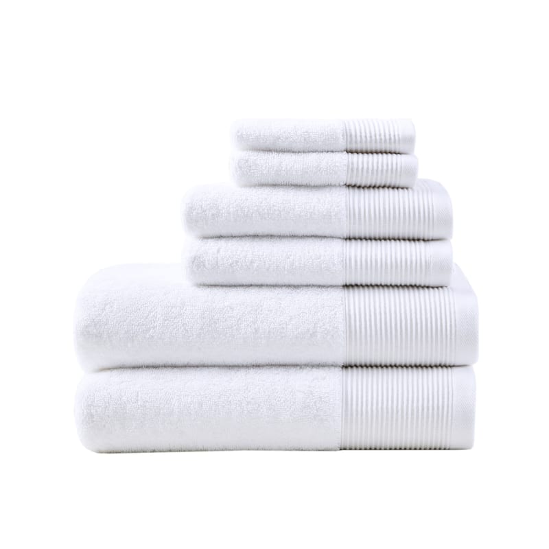 Beautyrest Nuage Cotton Tencel Blend Antimicrobial 6 Piece Towel Set