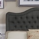 preview thumbnail 14 of 19, Moser Bay Murphy Grove Diamond Tufted Queen / King Upholstered Panel Bed