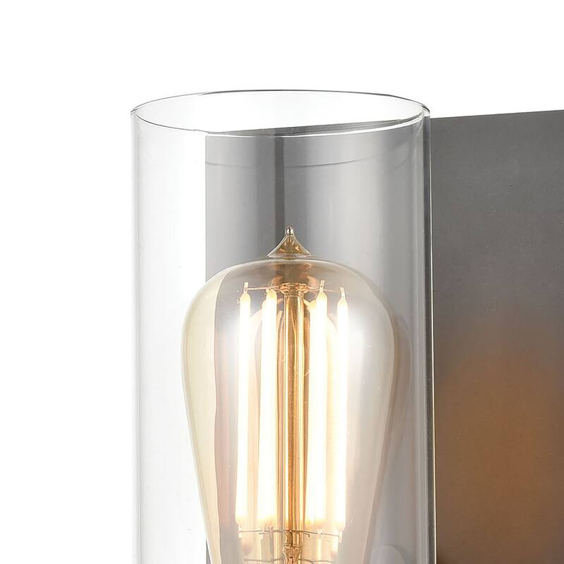 Bergenline 10-inch High 1-Light Sconce in Matte Black - 5