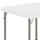 preview thumbnail 22 of 22, Indoor/Outdoor Kids Bi-Fold Plastic Folding Table - 24x24 - 23.5"W x 23.5"D x 19"H