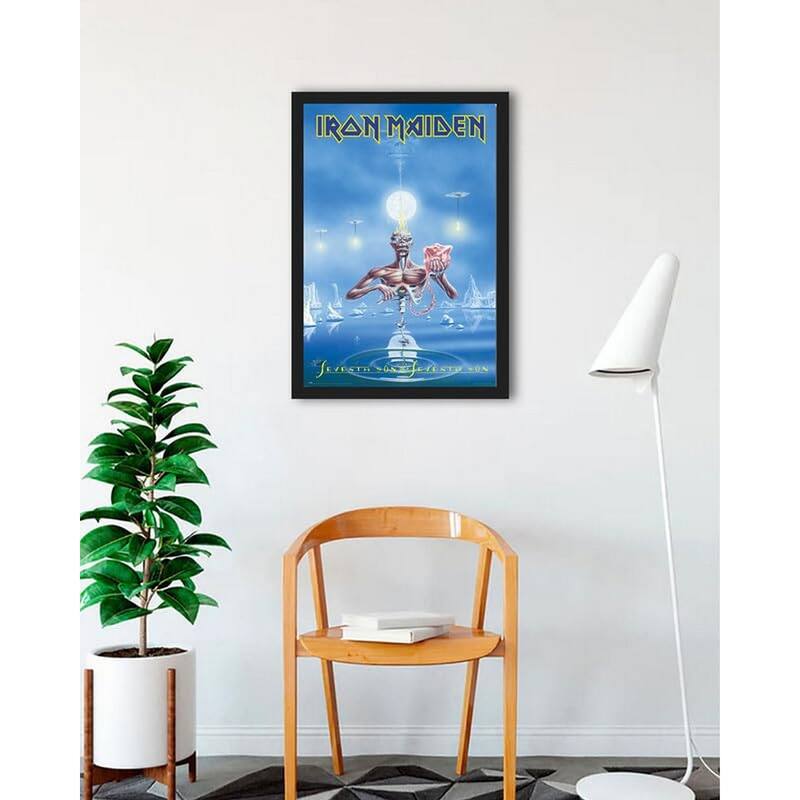 Iron Maiden Seventh Son of a Seventh Son Framed Poster - 24 x 36 Inch