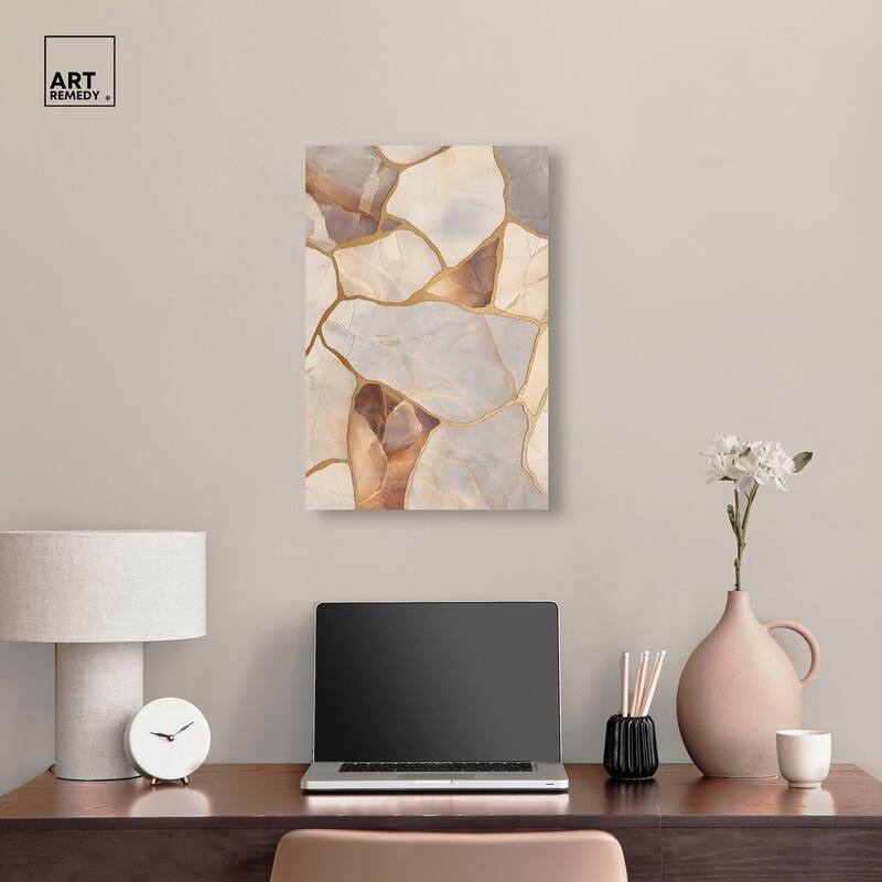 Textured Earthy Tones II Canvas by Art Remedy, Gallery Wrapped
