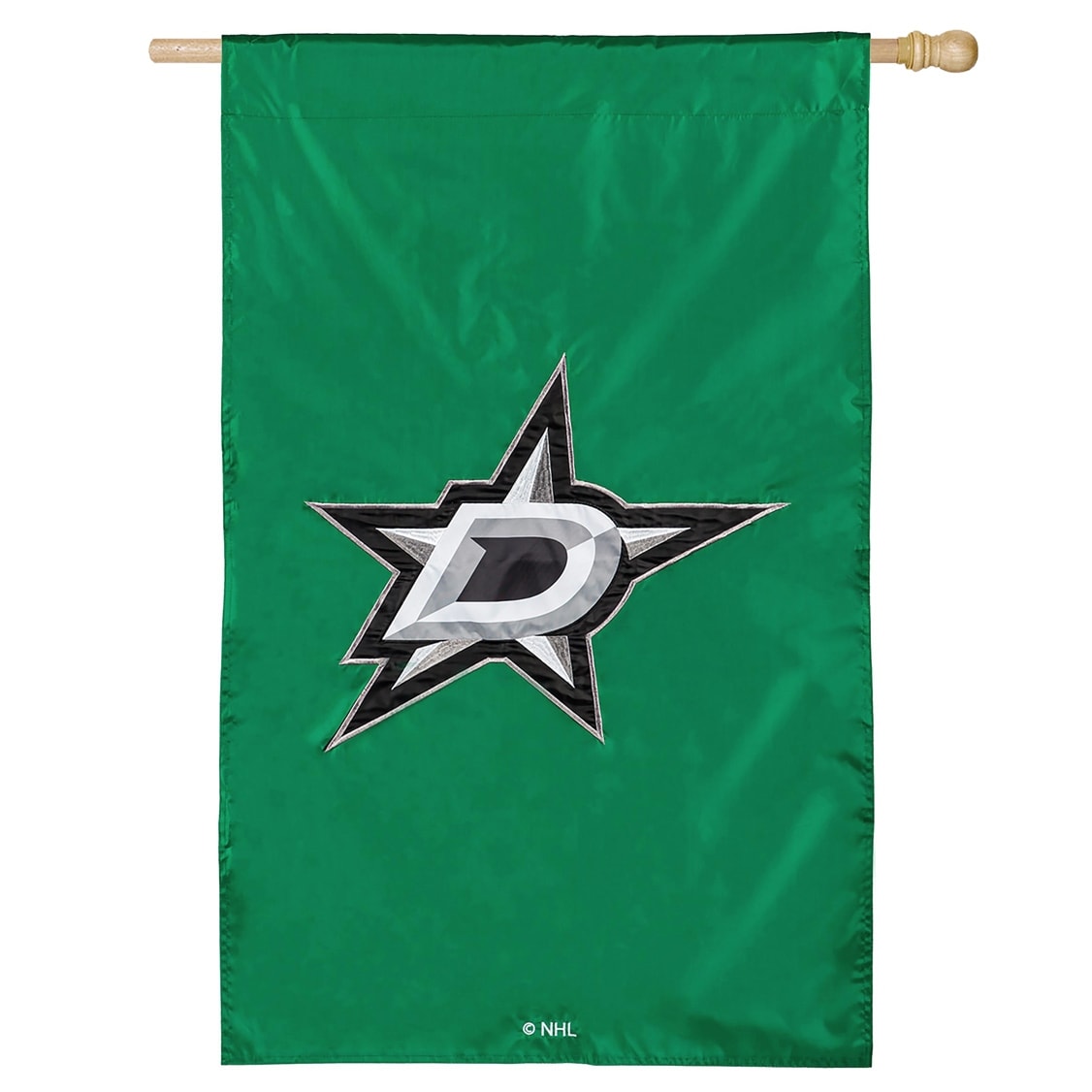 Applique Flag, House Size, Dallas Stars