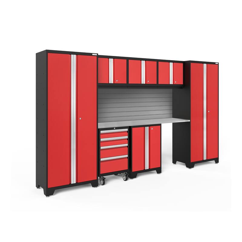 NewAge Products Bold Series 8-pc. Steel Garage Cabinet Set