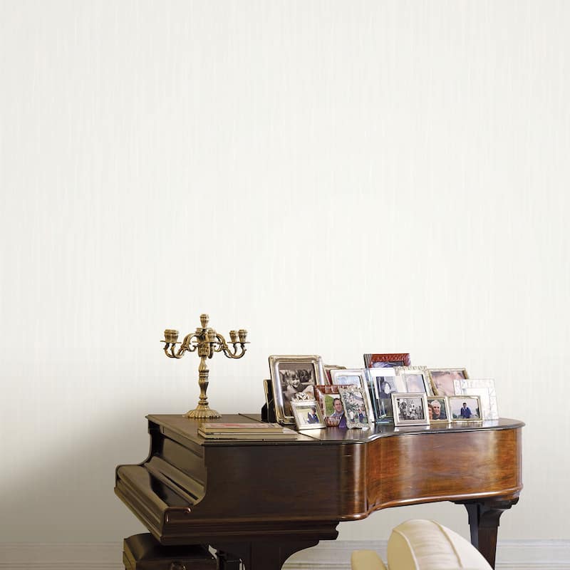 Galerie Wallcoverings Italian Design Collection Italian Pleated Texture Vinyl on Non-woven Wallpaper Roll Double Width