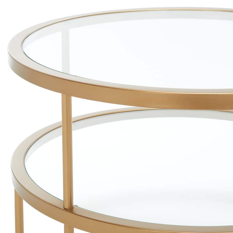 SAFAVIEH Zada 3 Shelf Accent Table - 20" L x 20" D x 23" H - 20Wx20Dx23H