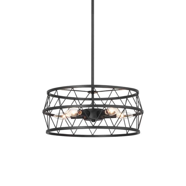 Acroma 5 - Light Dimmable Drum Chandelier