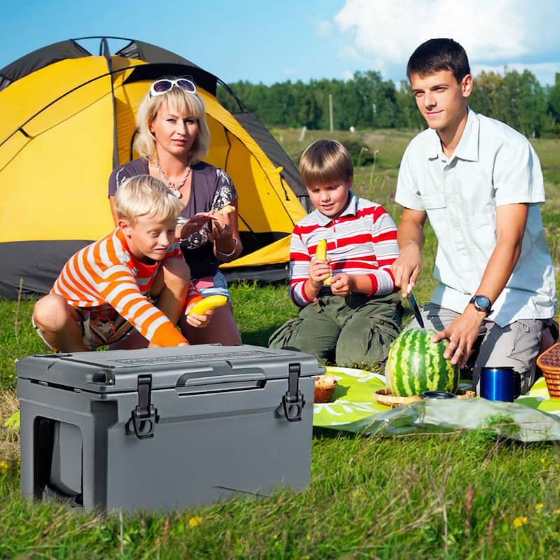 30 QT Rotomolded Cooler Portable Ice Chest Ice Retention for 5-7 Days