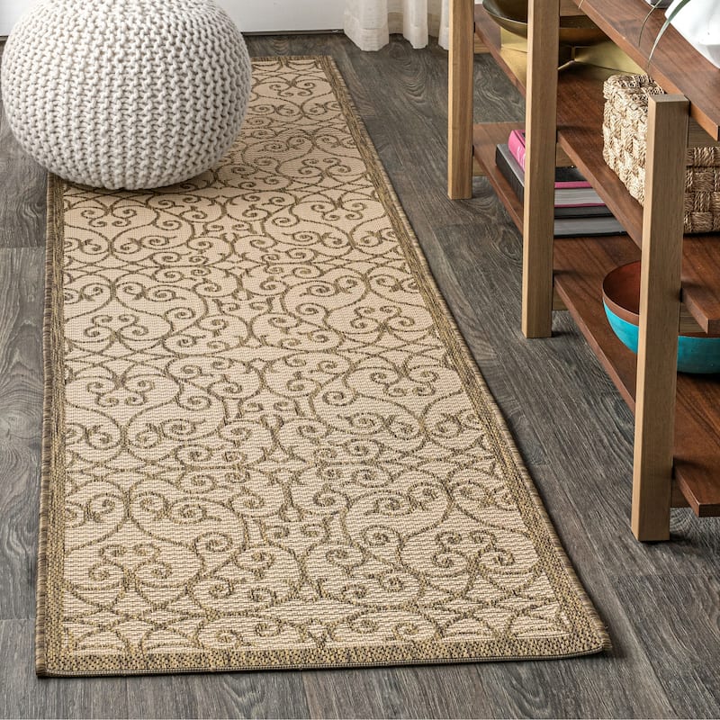 JONATHAN Y Ourika Textured Weave Indoor/Outdoor Area Rug