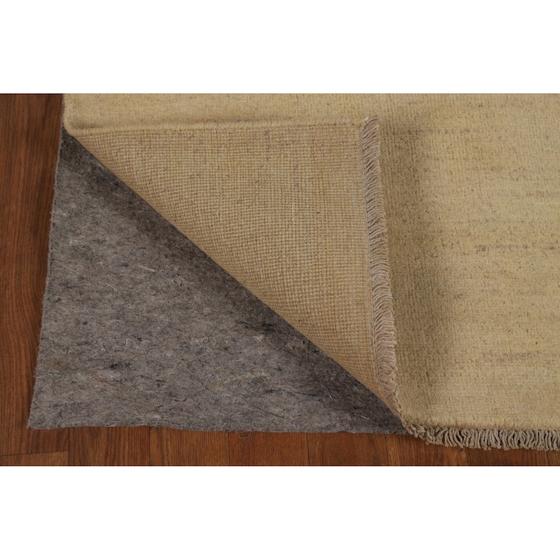 Gabbeh Modern Runner Rug Hand-Knotted Contemporary Wool Carpet - 2'6"x 9'8"