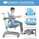 preview thumbnail 14 of 28, Gymax Kids Desk Study Chair Adjustable Height Depth w/ Sit-Brake - See Details