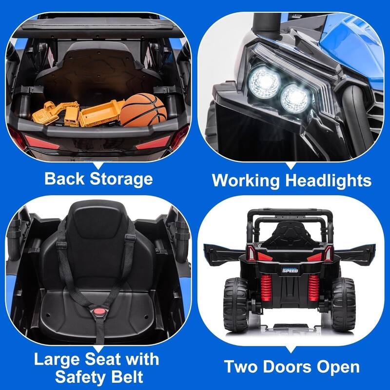 Electric Off-Road Truck 12V Kids Ride On UTV Car Toy for Kids Best Gift