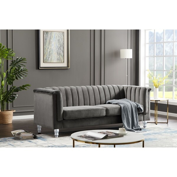 Sunset Velvet Sofa. Opens flyout.