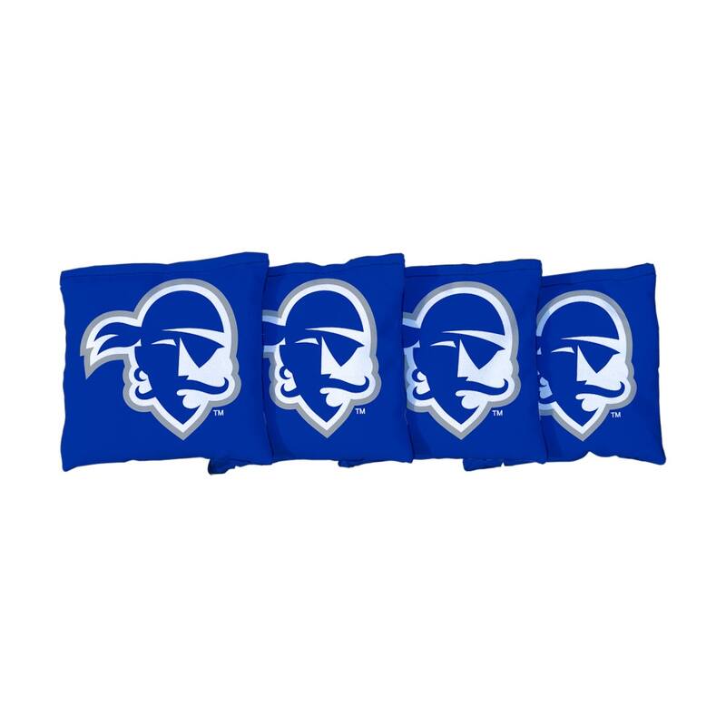 Seton Hall Blue Cornhole Bags - All-Weather Resin Filled