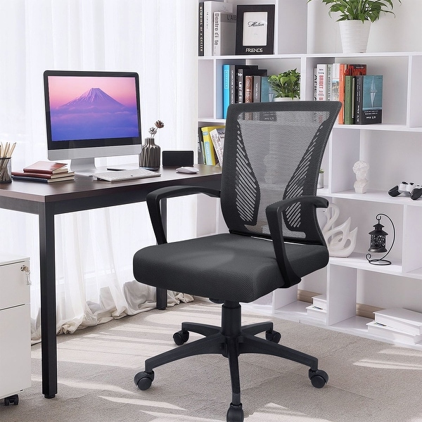 Office desk back support clearance