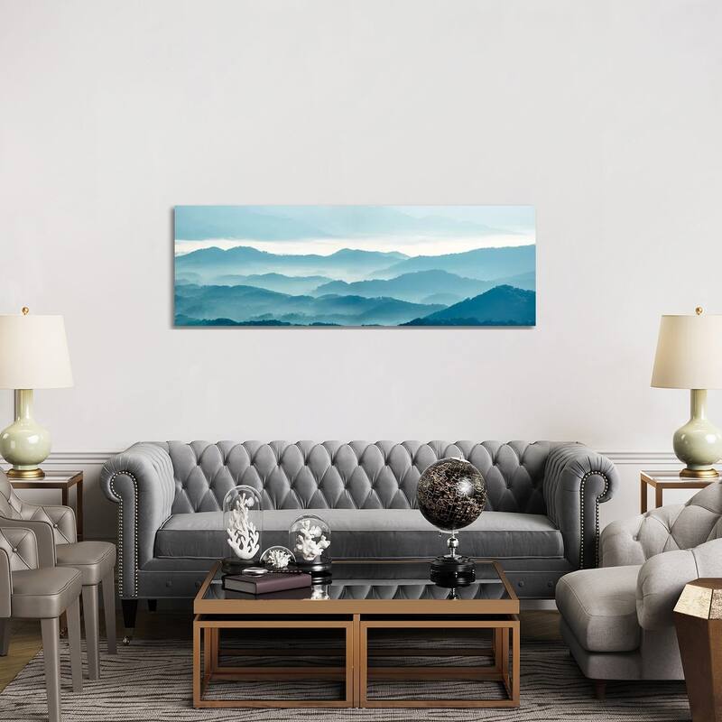 iCanvas "Misty Mountains X" by James McLoughlin Canvas Print - 20x60x1.5