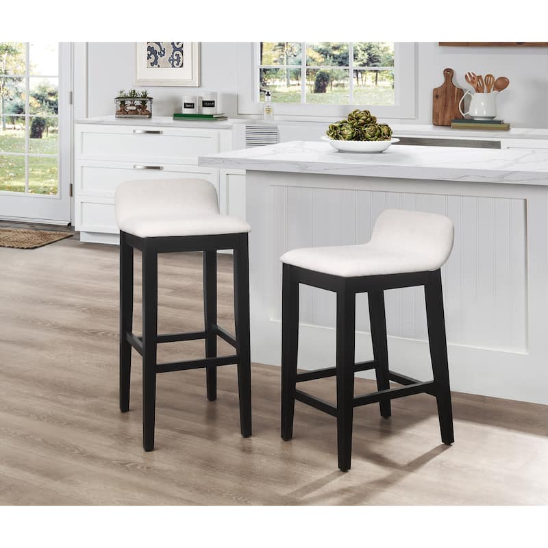 Hillsdale Furniture Maydena Black Wood Stool
