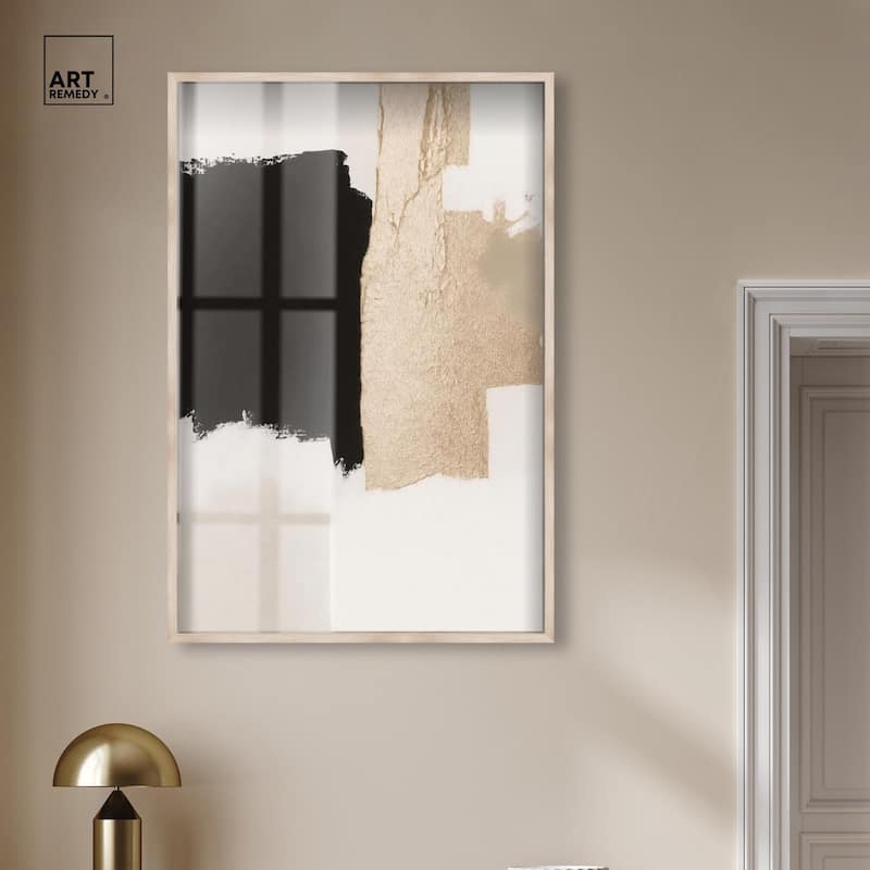 Earth and Ink II Shadowbox by Art Remedy
