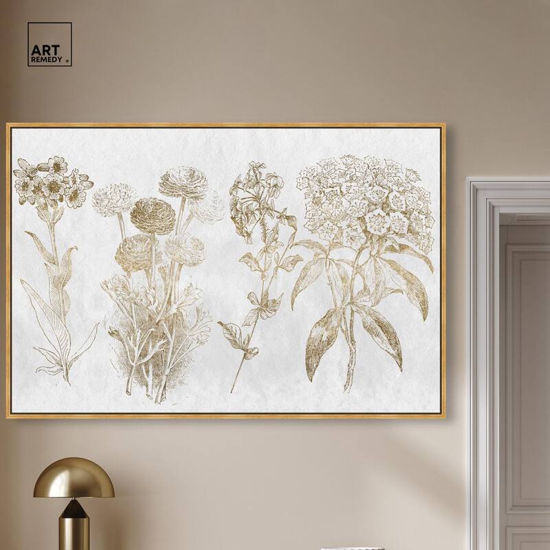 Floral Selection Quad Canvas by Art Remedy