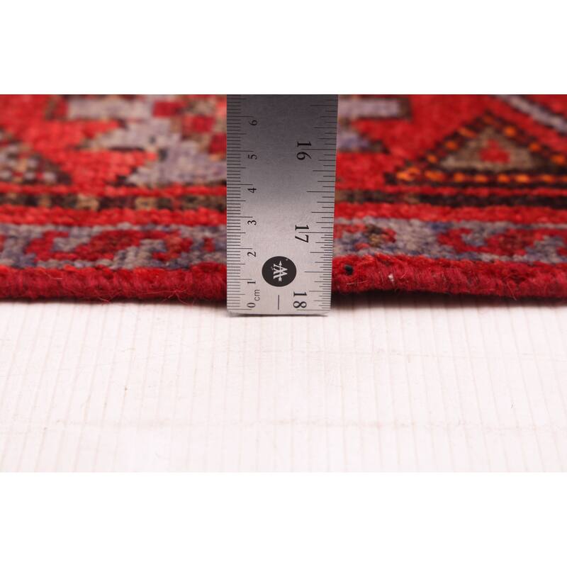 ECARPETGALLERY Hand-knotted Andelz Red Wool Rug - 3'6 x 6'11