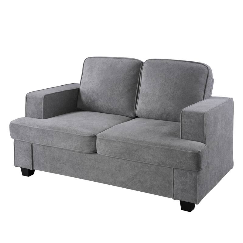 Modern Velvet Loveseat