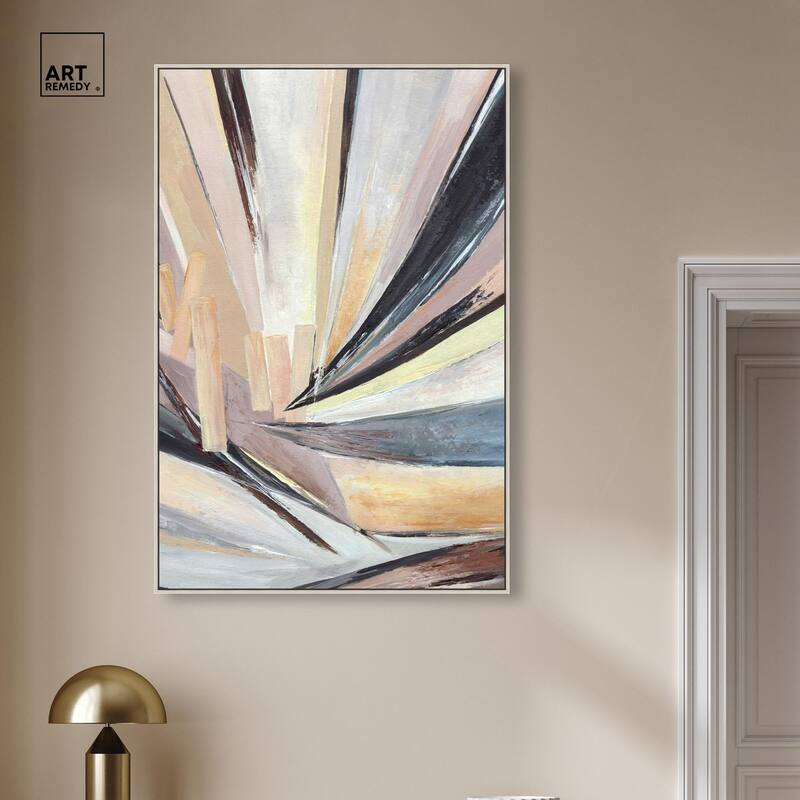 Balancing Lines I Canvas by Art Remedy