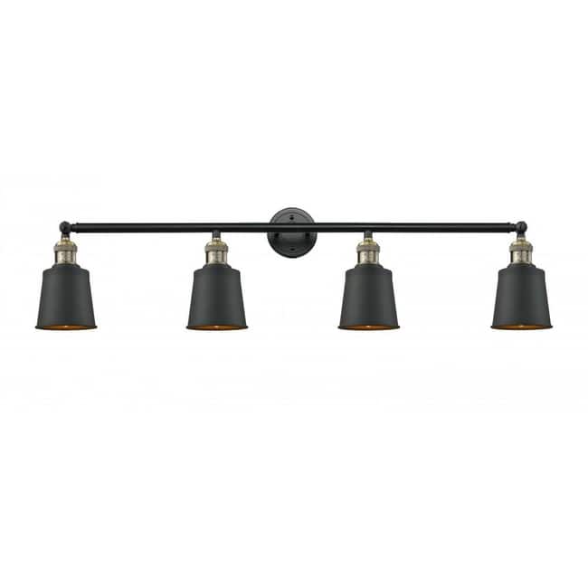 Innovations Lighting Addison 4 Light 42" Wide Vanity Light - Black Antique Brass / Matte Black