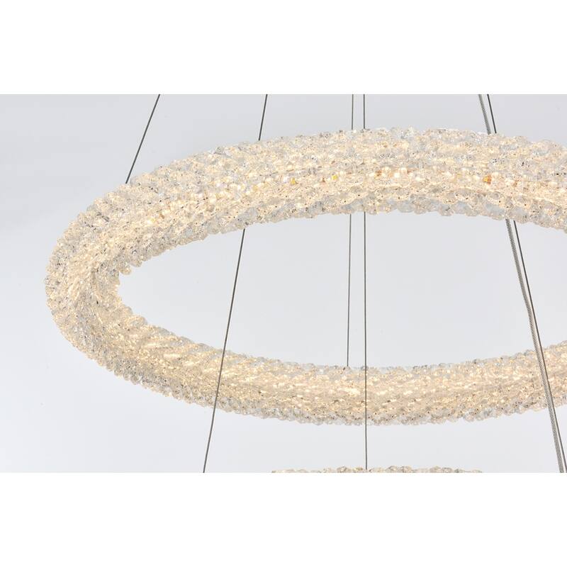 Indigo Home 24 inch Adjustable LED Chandelier