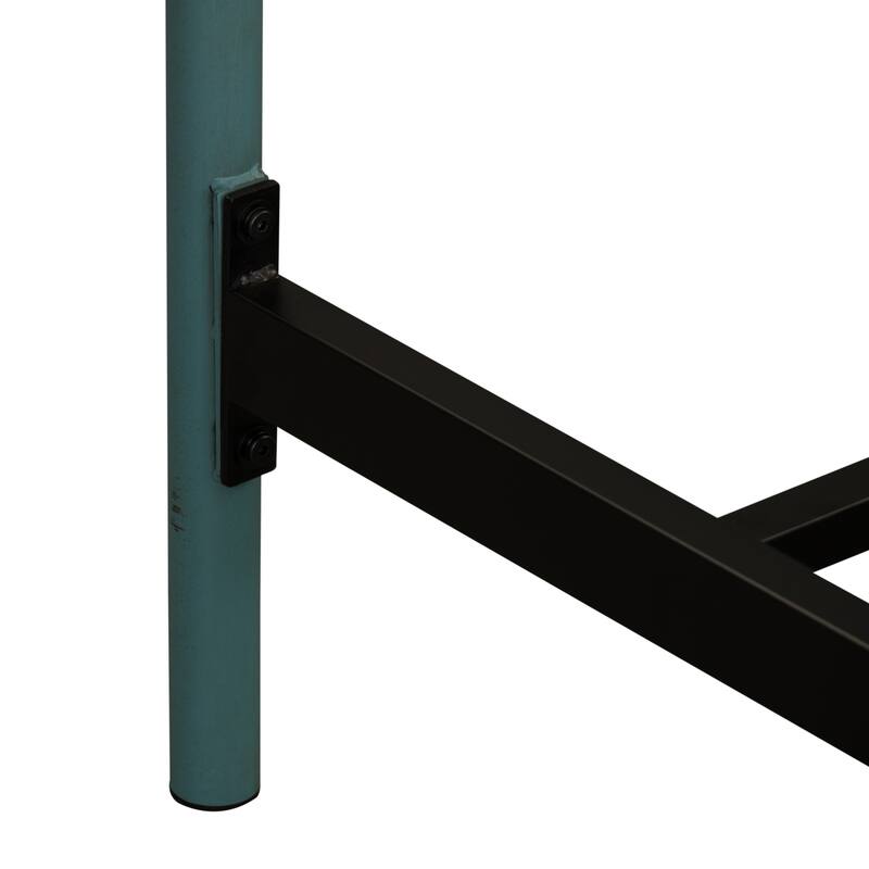 Vintage Series Distressed Metal Queen Metal Bed