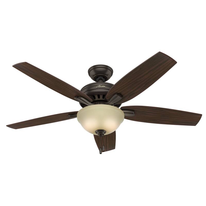 Hunter 52" Newsome Ceiling Fan with LED Bowl Light Kit and Pull Chain