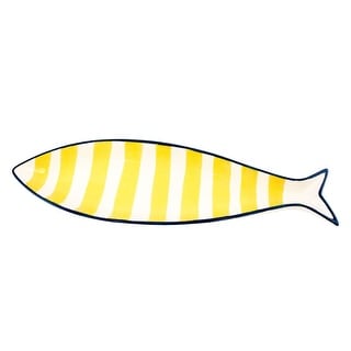Striped Fish Print Two-Piece Set main image 0