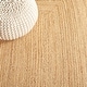 preview thumbnail 7 of 5, SAFAVIEH Handmade Natural Fiber Smaro Farmhouse Cowhide Leather Rug