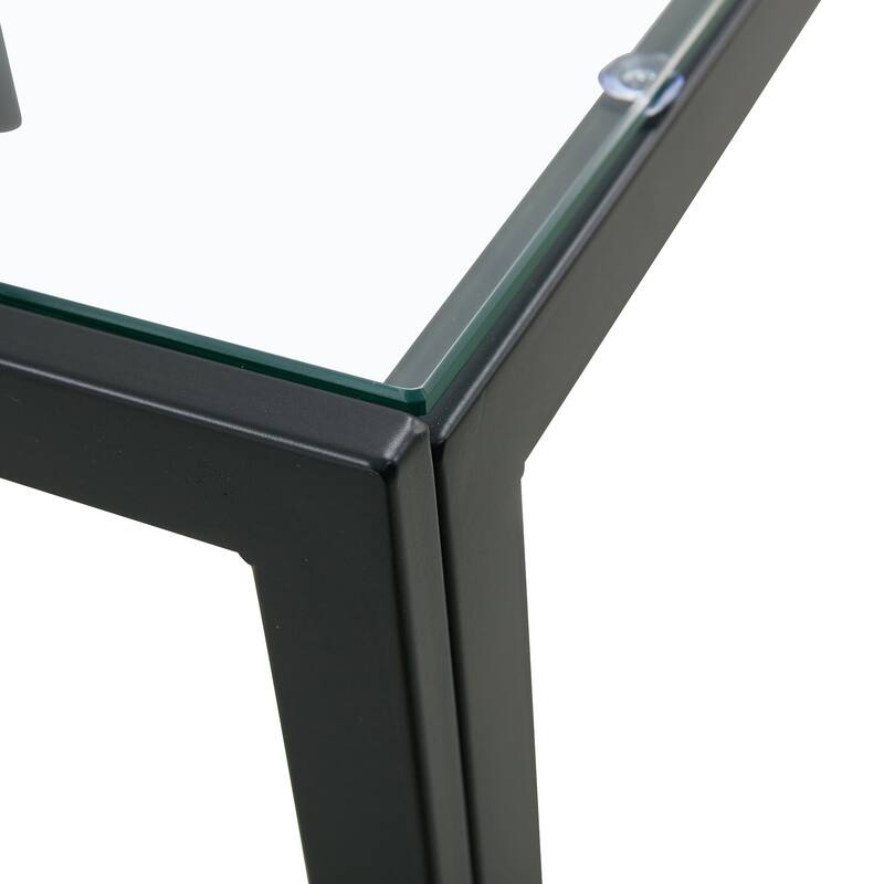 2 Piece Nesting Coffee Table Square Center Table Modern Stacking Table with Metal Frame End Table for Living Room,Bedroom