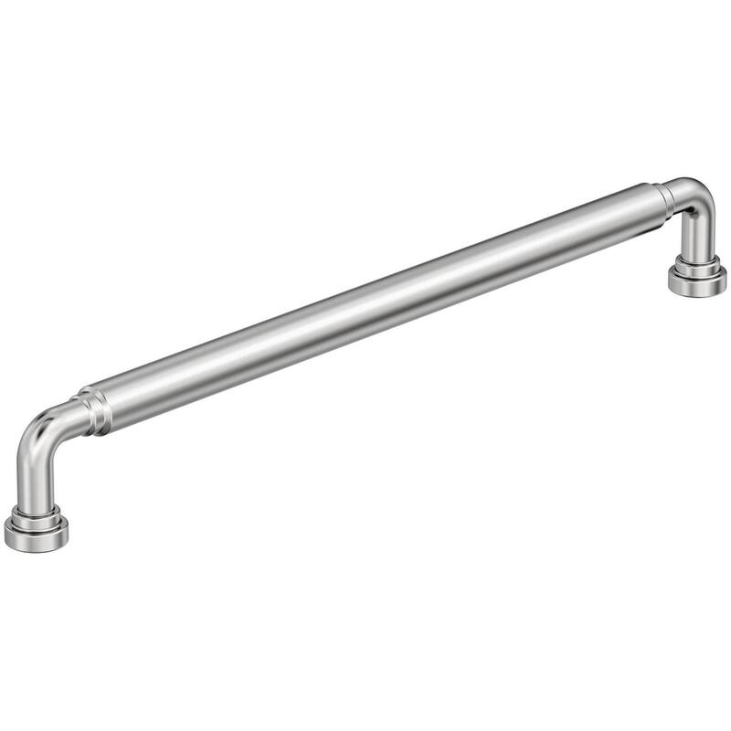 Amerock BP37667 Coble 10-1/16" Center to Center Smooth Handle Cabinet - Polished Chrome