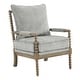 preview thumbnail 2 of 41, Fletcher Spindle Chair in Fabric with Brushed Charcoal Finish