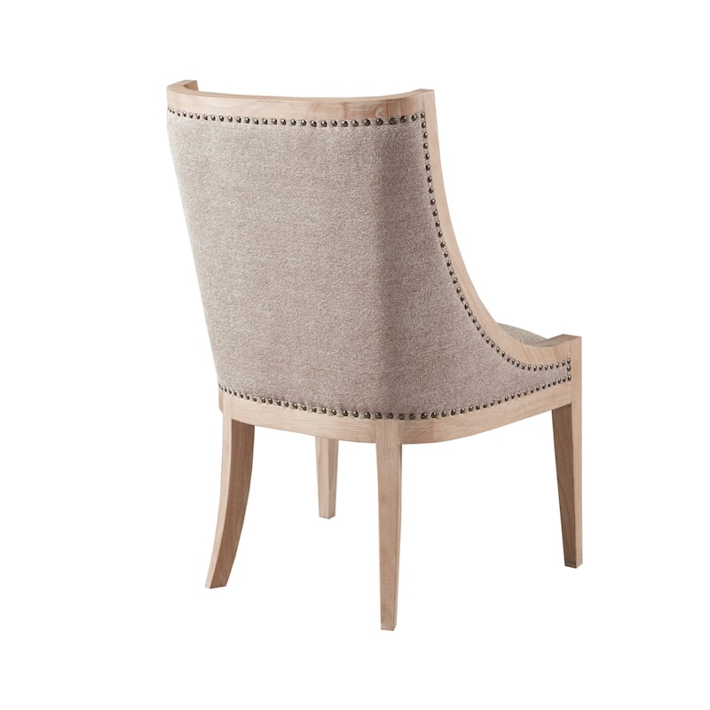 Martha Stewart Elmcrest Upholstered Dining Chair with Nailhead Trim