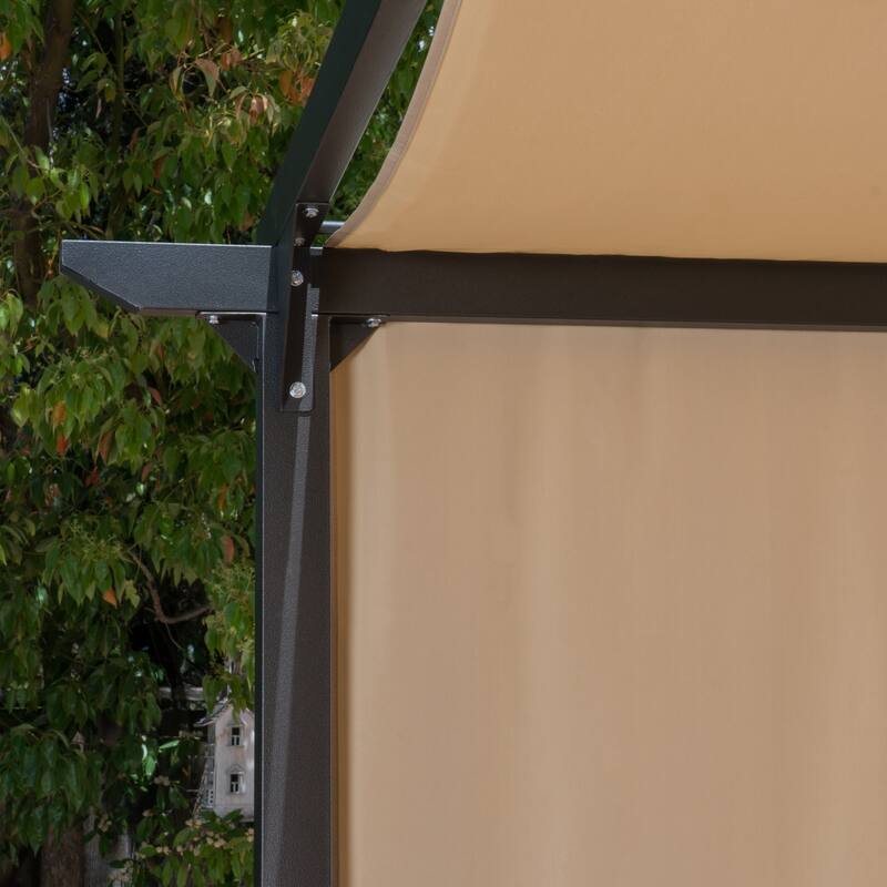 Lawrence Steel Outdoor 9.5-foot Gazebo by Christopher Knight Home