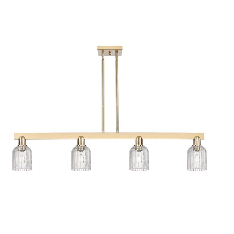 Innovations Lighting Downtown Urban - Bridal Veil - 4 Light 48" Stem Hung Island Light