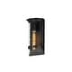 preview thumbnail 1 of 2, Maxim 30191 Foundry 12" Tall Outdoor Wall Sconce Black