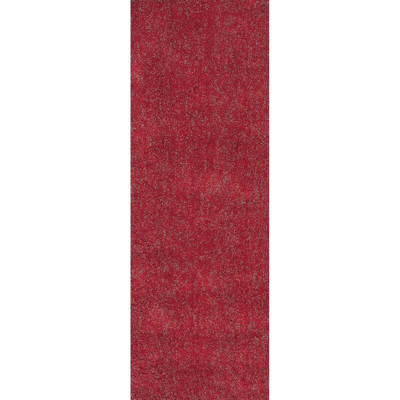 Domani Euphoria Cozy Red Heather Hand-woven Rug - 7'6" X 9'6" - Red Heather