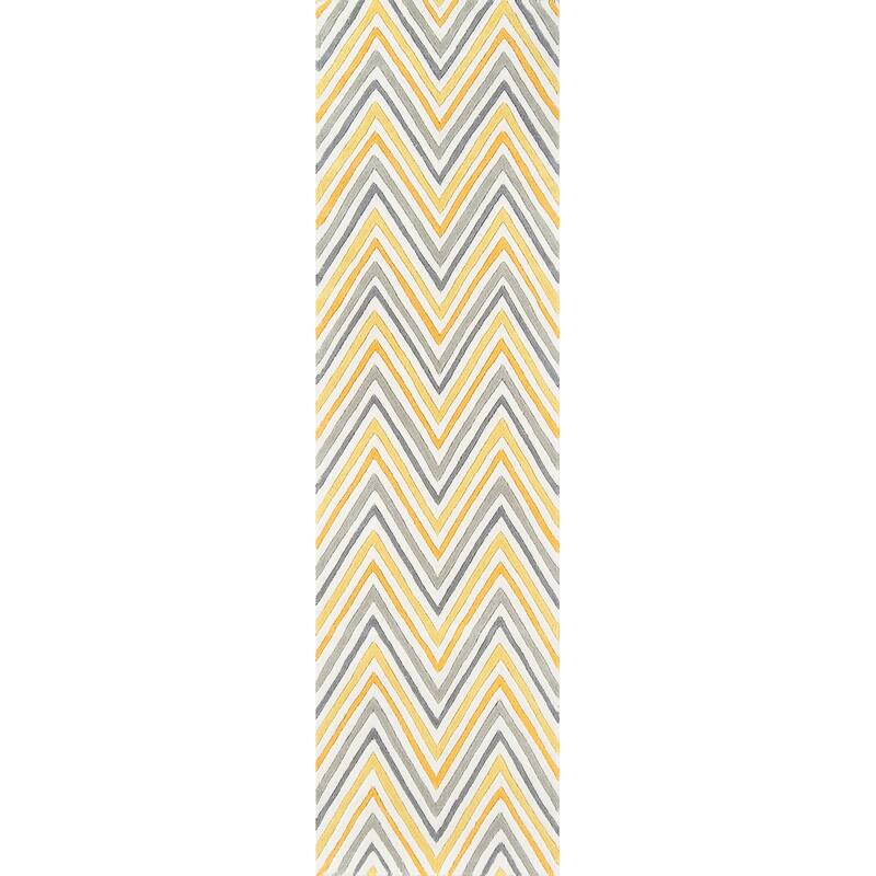 Momeni Delhi Hand Tufted Wool Contemporary Striped Area Rug